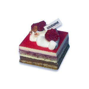 Tranche De Cake Coco Framboise